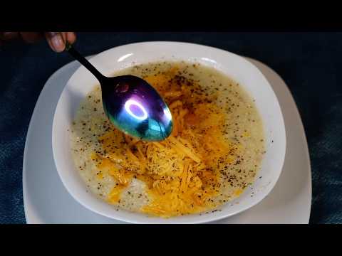 Buttery Cheesy Grits EWM ASMR Eating Sounds