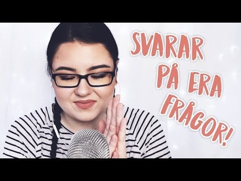 ASMR Q&A - Svarar På Era Frågor ♥ (OM ASMR, NORGE & LIVET)