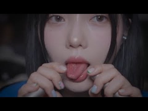 Asmr lens licking