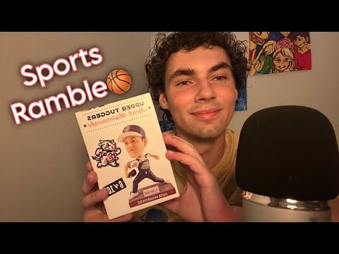 ASMR Good old fashioned ramble about sports!🏀⚾️🏟️ | soft spoken ramble