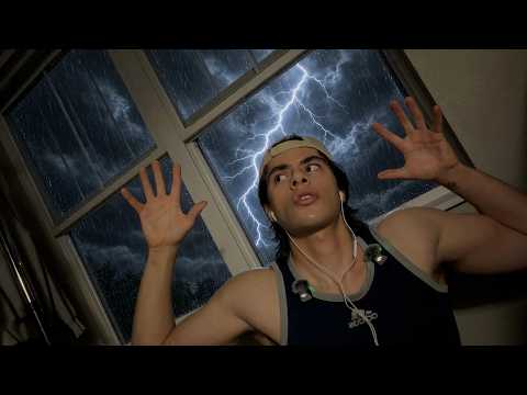 ASMR while it rains outside
