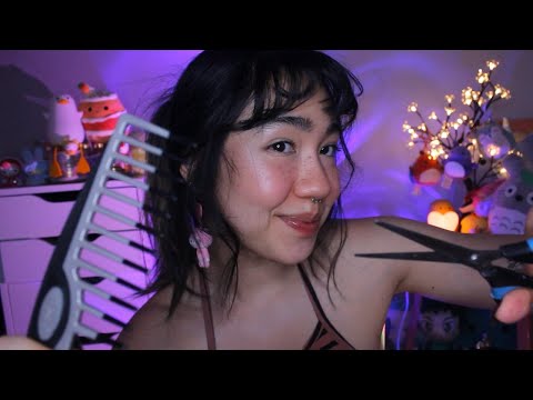 ASMR | CORTANDO SEU CABELO (com arrepios garantidos)