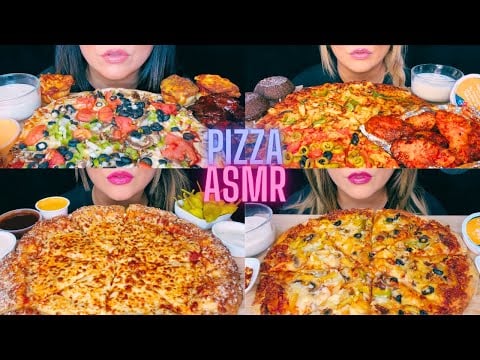 Satisfying Cheesy Pizza ASMR - Mukbang Compilation