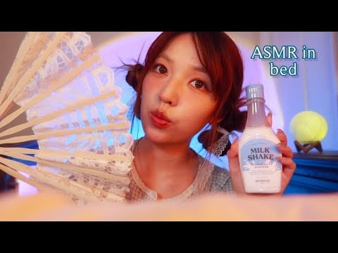 ASMR | Cooling You Down on a Summer Night🌛 (pampering, hair comb, skincare, fanning you) ft. Dossier