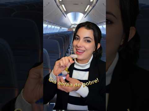 Viajando na cia aérea de pobre! #asmr #asmrsounds