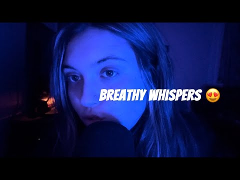 asmr | breathy, anticipatory stuttering/repeating words/rambling/mouth sounds