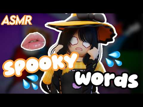 roblox asmr ★ tingliest halloween trigger words 🎃👄💗