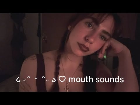 mouth sounds asmr ✮⋆˙⋆˙⟡  besitos, sk, semiinaudible, trigger words, etc ꒰ ᧔ෆ᧓ ꒱