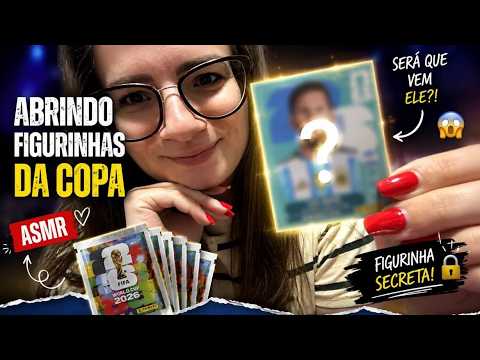 ABRINDO FIGURINHAS DA COPA PARTE 2 #asmr #copadomundo #figurinhasdacopa