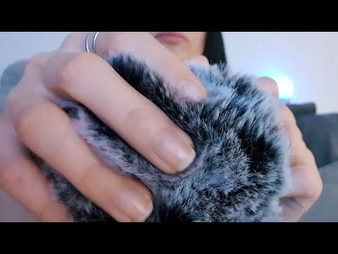 ASMR Fluffy Mic Scratching & Crackling Candle Sounds 💫 Cozy Relaxation | No Talking |