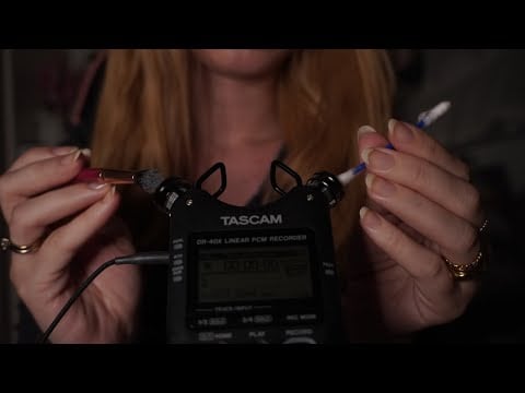 ASMR super intenso nas cápsulas do TASCAM | no talking 