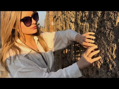 Asmr in Pompeii 🏛️ stone tapping & ambient sounds 