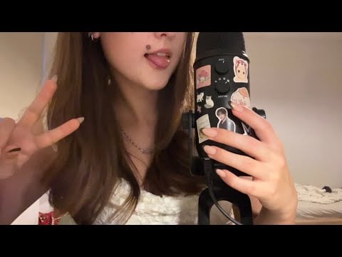 asmr ☆ anticipatory triggers (mouth sounds & hand movements)