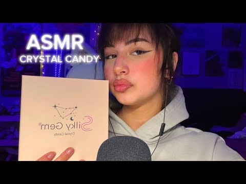 ASMR| ✨💎 silky gems crystal candys (AMAZING CRUNCH) 🍬