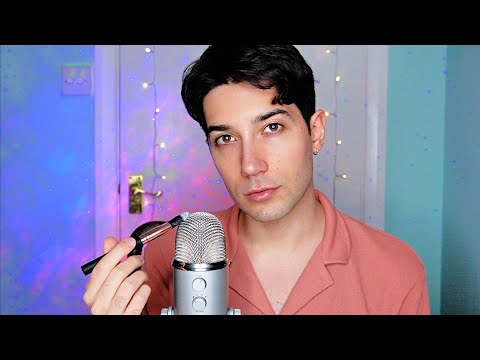 ASMR Whispering I Love You until you Fall Asleep 💖 Mic Brushing