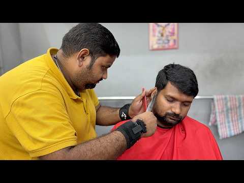ASMR Barber Shamboo - Most Satisfying $5 Full Salon Service (Hair, Beard & Deep Head Massage)