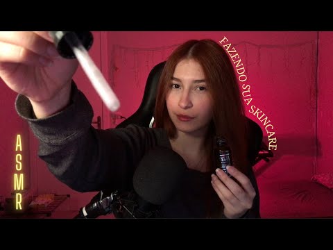 ASMR | FAZENDO SUA SKIN CARE