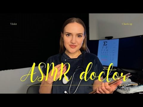 Doctor Check-Up ASMR 🩺 Ear, Teeth, Eyes & Heart Exam | Soft Spoken Roleplay