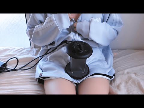 【ASMR/男の娘】お兄ちゃんに遠隔感覚共有マイク使ってあげる🤲🩵【whisper/Scratching/Relaxation】