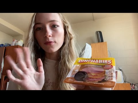 asmr nostalgic lunchable mukbang👶