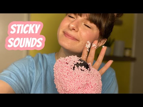 ASMR | Testing Out Sensory Foam (Sticky Sounds & Tapping)😍😴