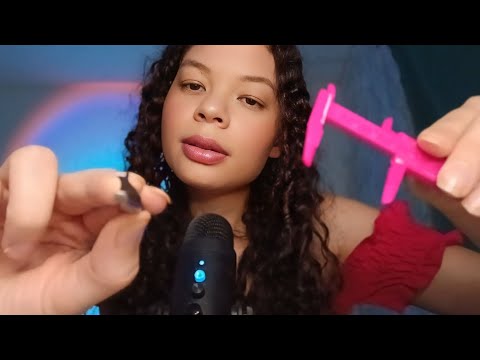 ASMR| FAZENDO suas SOBRANCELHAS delicadamente até VOCE DORMIR 😴