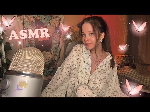 🍒  ASMR расслабление 🍒 (Таппинг, Звуки рта, Мурчание, Скретчинг по одежде и др)