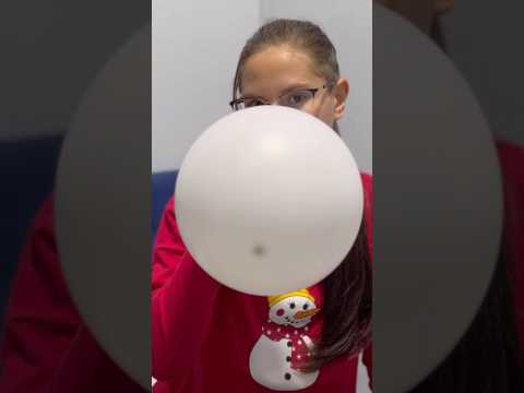 BLOWING White Balloon #balloon #blowing #blow #asmr #shorts