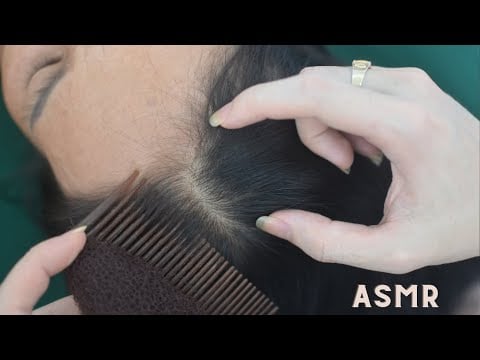 ASMR Real Person Head Scratching With Snoring And Breathing Noise, Sounds For Anxiety Relief