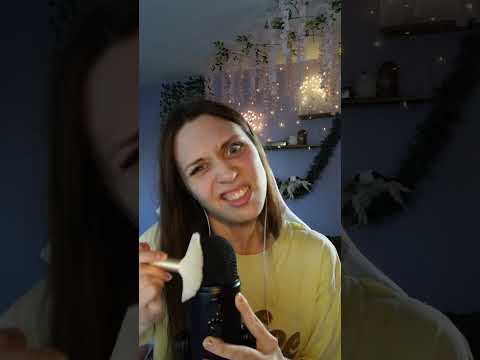 ASMR AGGRESSIVE mic brushing. After all I started doing shorts... #micbrushing  #asmrtriggers