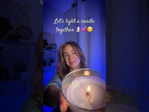 Let’s light a candle together 🕯️💕☺️ #triggersforsleep #asmrtriggers #visualtingle #asmrsounds