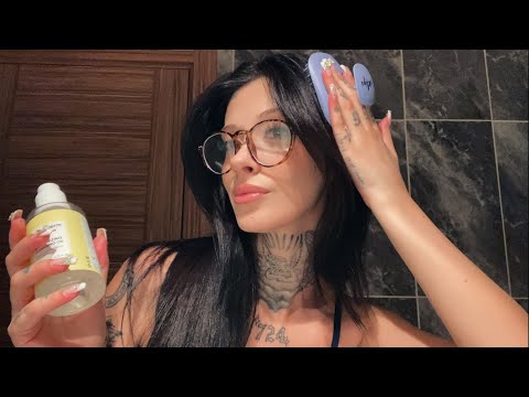 [türkçe asmr] uykun açılmasın ben hemen temizlerim şimdi makyajını |lofi asmr|