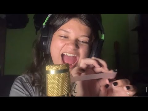 ASMR TAPPING + FITA NO MIC EM 12:43