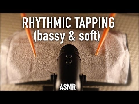 ASMR Rhythmic Tapping | Bassy & Soft | No Talking
