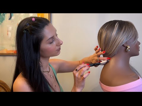 You Sat in Front of Me...So I Fixed Everything 😌 | Sassy Hair & Back Play ASMR