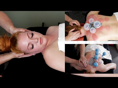 Shoulder Fix! Massage To Ease Pole Dancers Neck & Shoulder Pain! With Cupping