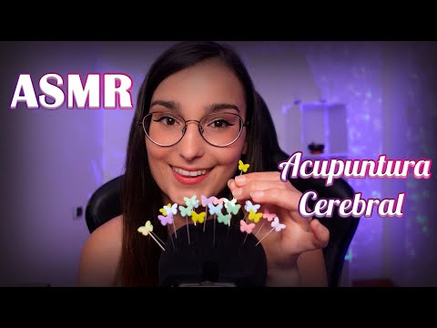 ASMR ACUPUNTURA CEREBRAL PARA DORMIR PROFUNDAMENTE