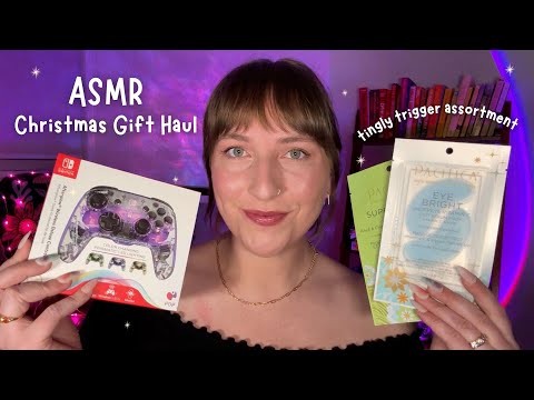 ASMR ~ WHAT I GOT FOR CHRISTMAS 2024🎁 Gaming, Skincare & More✨ Trigger Assortment + Tingly Whispers
