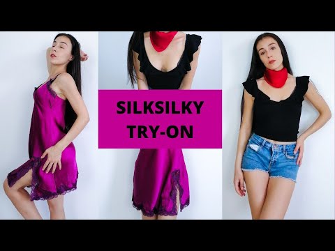 DORMIRE BENE CON IL PIGIAMA PERFETTO 💖 Try On SilkSilky /ASMR ITA