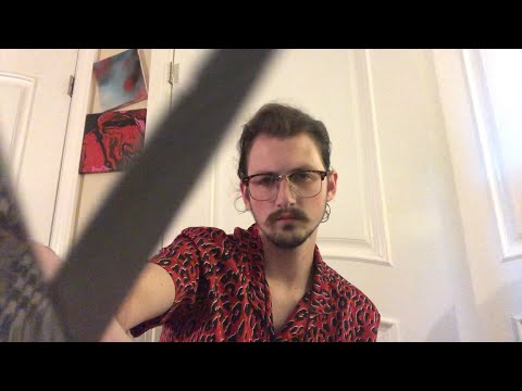ASMR Haircut Barber Roleplay (lofi) (scissor focus & some water)
