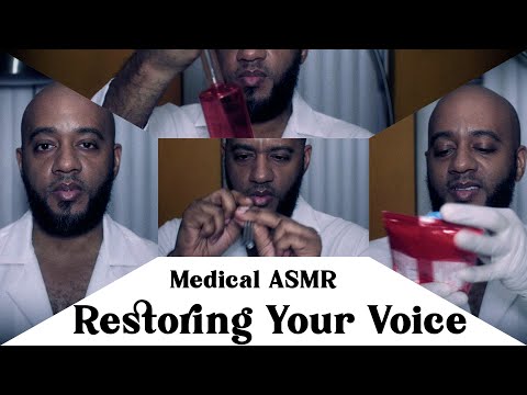 [ASMR] Dr. Roleplay | SAVING your VOICE | Velvet Speaking | Realistic TRIGGERS