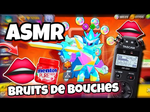 ASMR BRAWL STARS • BRUITS DE BOUCHES TRES INTENSES et RANKED avec le TASCAM 😴💤