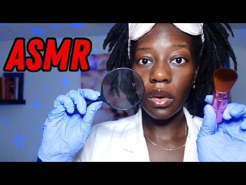ASMR THERE’S SOMETHING IN YOUR EYE 👁️ AND ON YOUR FACE 👀 DOUBLE TROUBLE PERSONAL ATTENTION