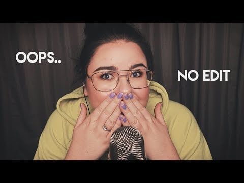 ASMR NO EDIT CHALLANGE!! "får ej klippa & redigera videon*