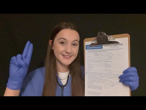 ASMR | Hospital Admission ~ Nurse Examines You Roleplay