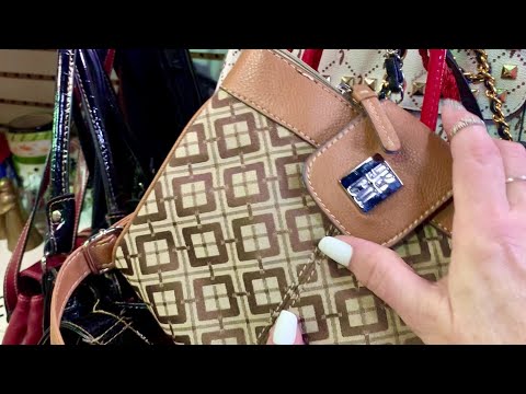 ASMR Purse Rummage extravaganza!   (Soft Spoken) Looking through second hand pocket books in store.