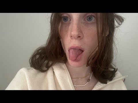 ASMR EXTRA CLOSE breathy whispers & ear to ear mouth sounds 👄 (unpredictable stuttering & glitching)