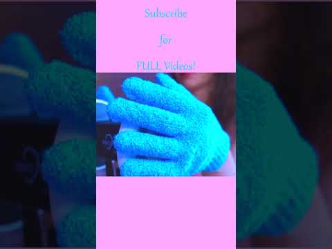 Extremely Tingly ASMR 🔥 Ear Cleaning & Ear Massage with Scrub Gloves  #shorts
