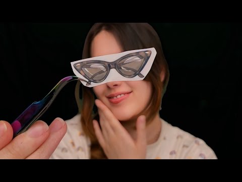 ASMR | The girl next door is sticking stickers on you