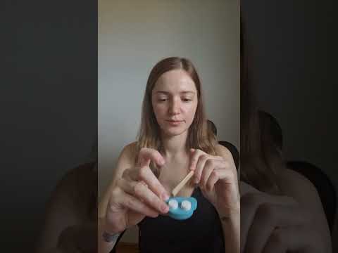 ASMR doctor RP - giving you medicine with wood toys #asmr  #shorts tingly for sleep